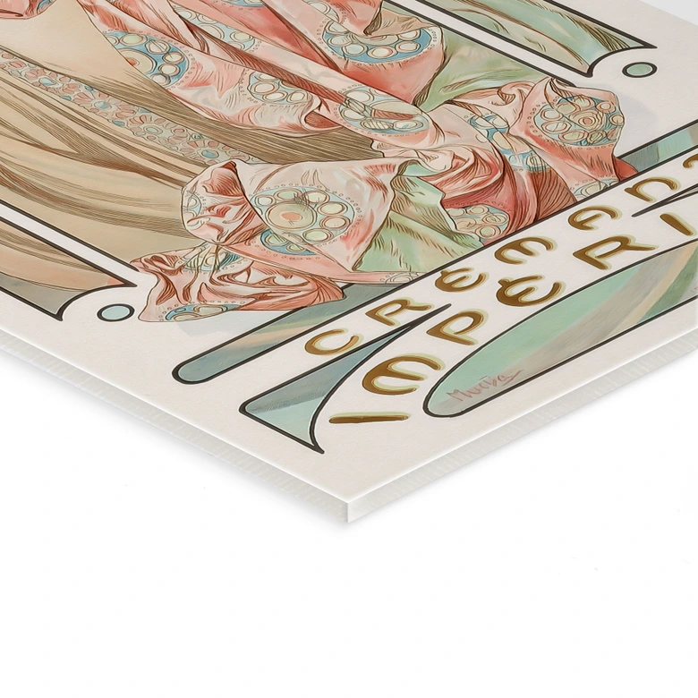 Acrylic glass Mucha - Moet and Chandon - Dry Imperial - Panorama 