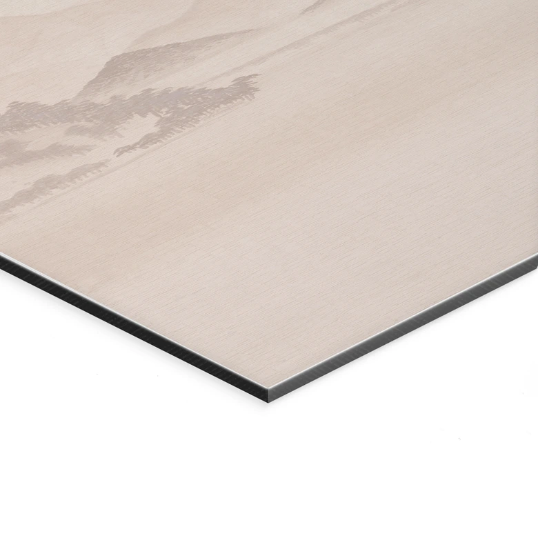Wandbild Kraniche über dem See - Bloomery Decor - Alu-Dibond 