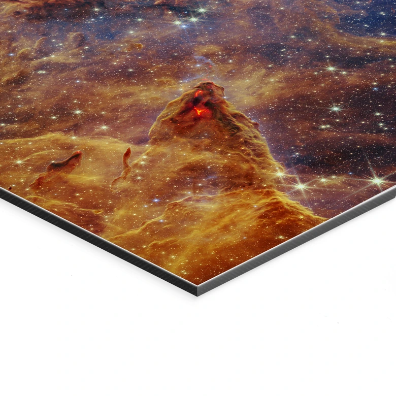 Wandbild James Webb Telescope - Pillars of Creation - Alu-Dibond 