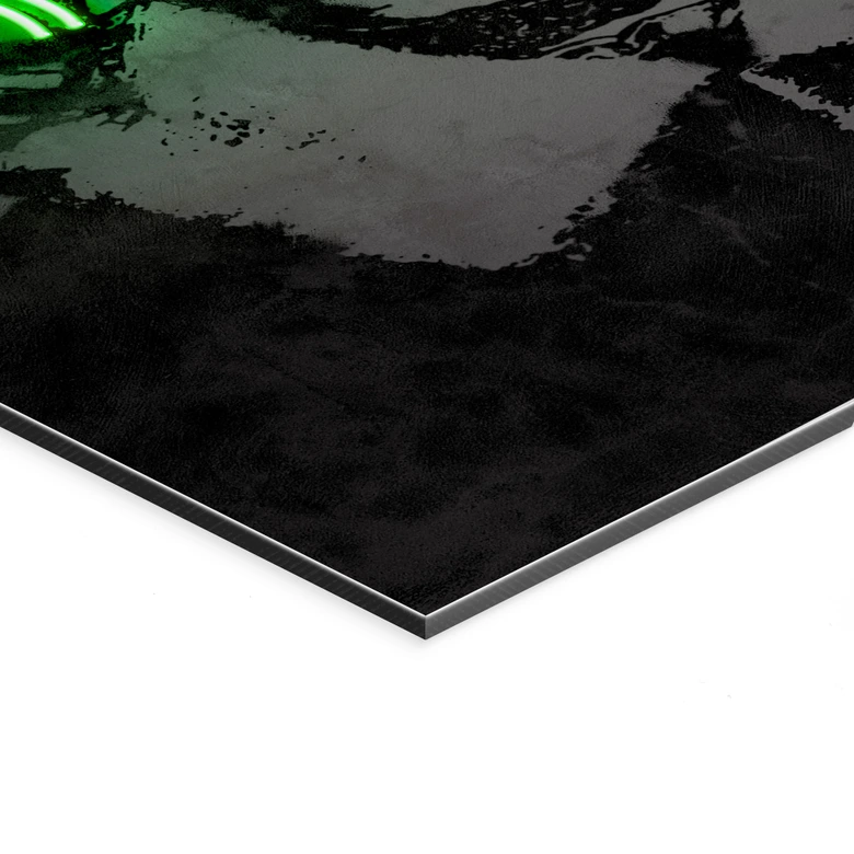 Wandbild Billi Eilish - Alu-Dibond - Mielu 