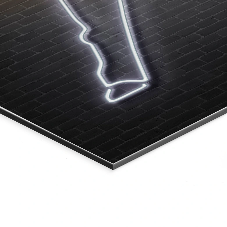 Wandbild Freddy Mercury - Mielu - Alu-Dibond 