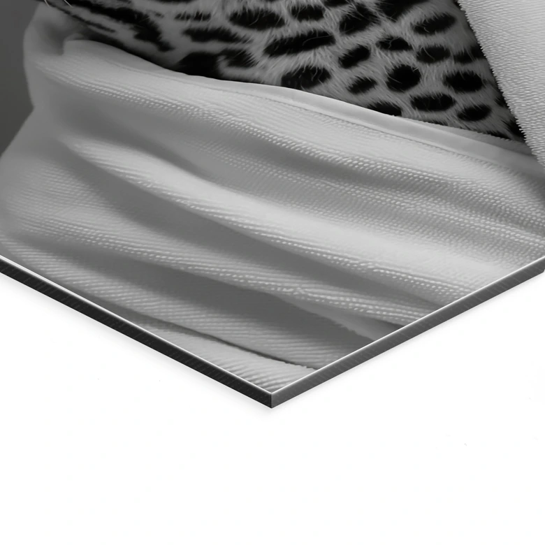 Wandbild Royale Spa-Auszeit mit Leopard - Rahner - Alu-Dibond 