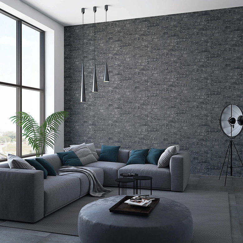 Anaglypta® Brick Bedford Square non-woven wallpaper  