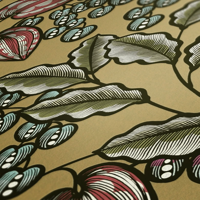 Architects Paper Vliestapete Floral Impression Blumentapete floral gelb, grün, blau, rot, blau 