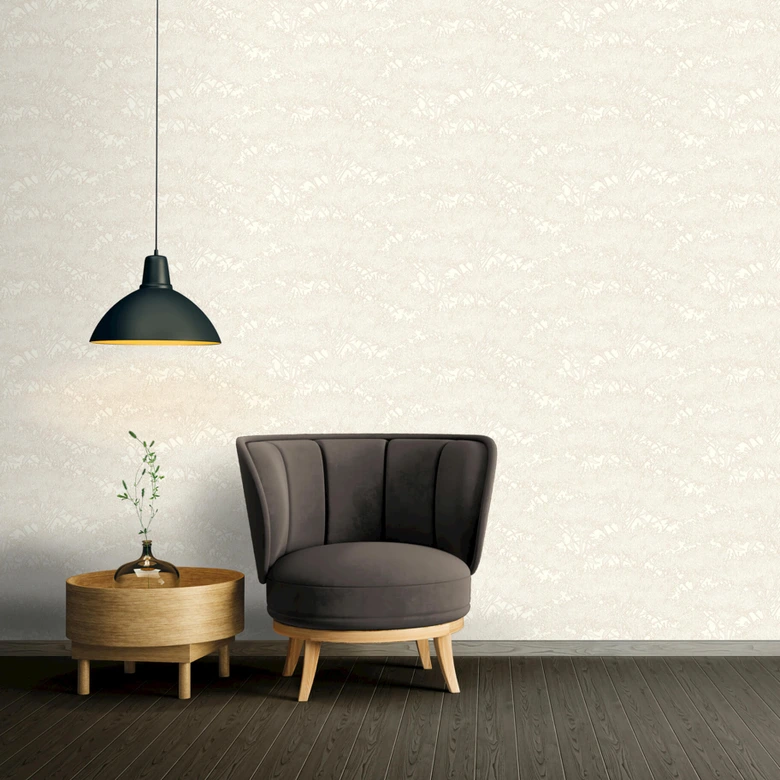 Architects Paper Papier Peint Design Absolutely Chic Floral Creme Or Gris  