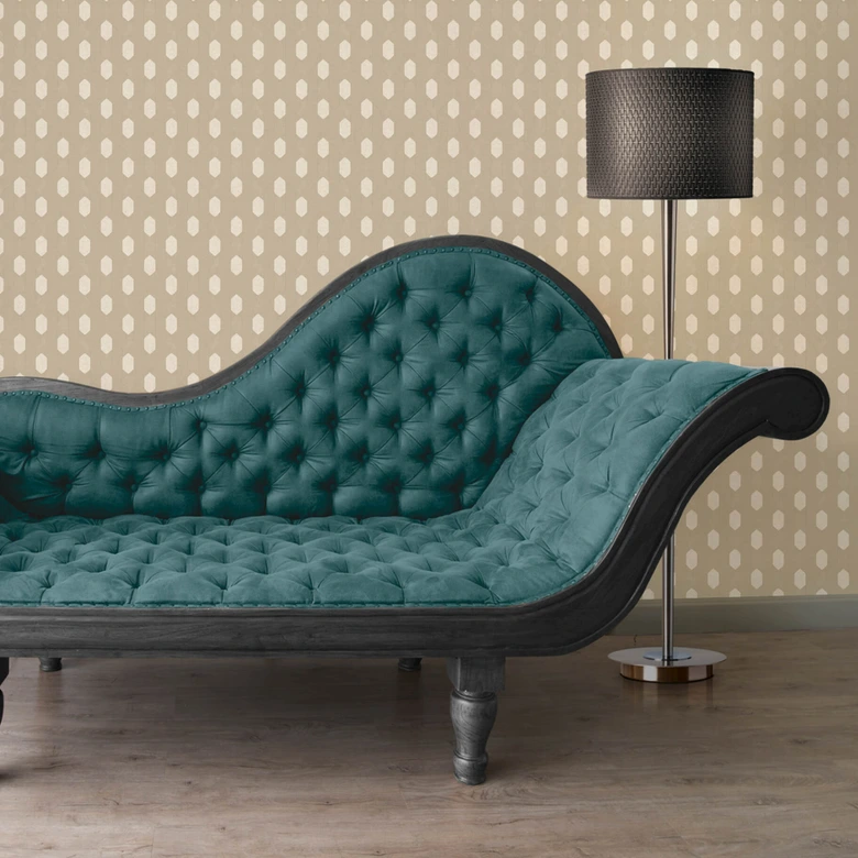 Architects Paper Papier Peint Design Absolutely Chic Graphique Creme Or Beige  