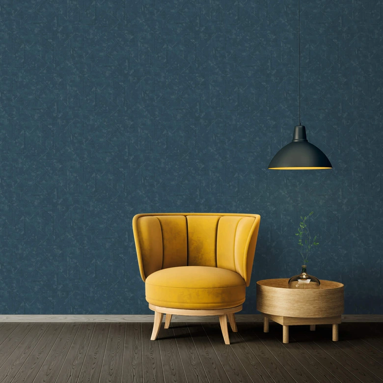 Architects Paper Papier Peint Design Absolutely Chic uni Bleu Gris Argent  