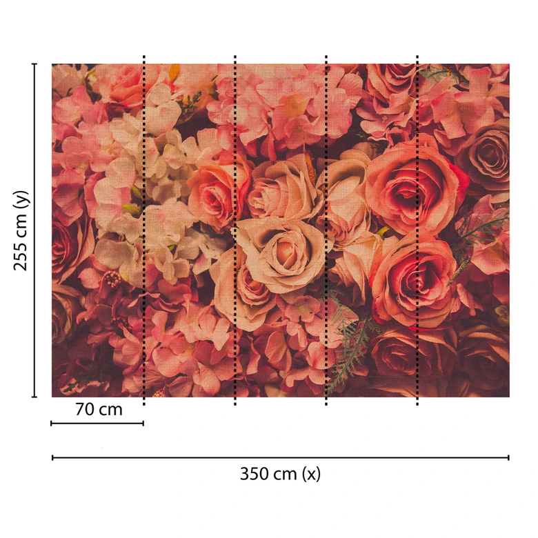 Livingwalls Fototapete Designwalls Flower Wall Blumen 