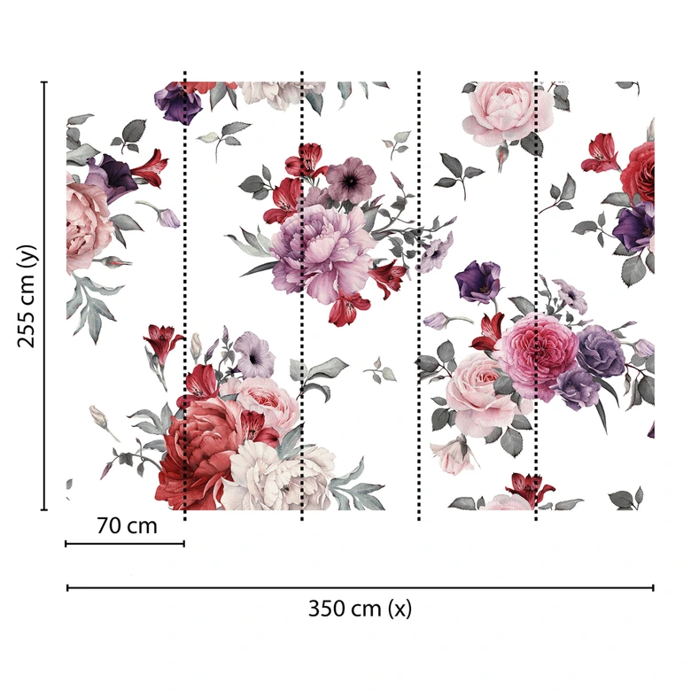 Livingwalls Fototapete Designwalls Flower Bouquet Blumen 