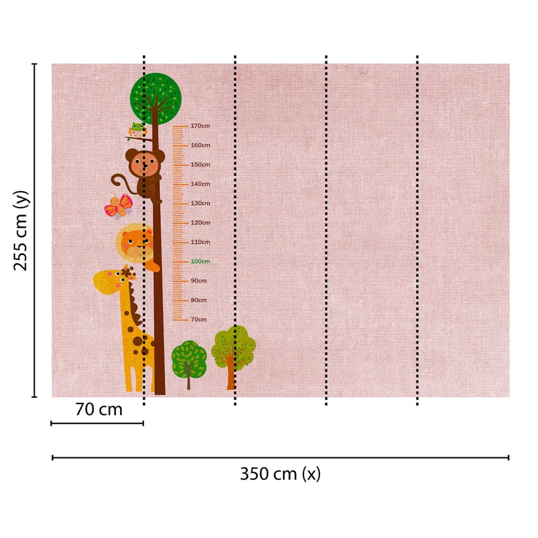 Livingwalls Fototapete Designwalls Kids Grow Stick Kinderzimmer 