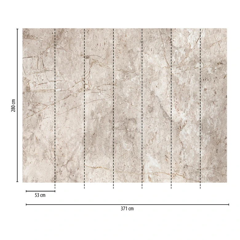 Livingwalls Tapete in Betonoptik Metropolitan Stories THE WALL Vliestapete Vintage beige, weiß 