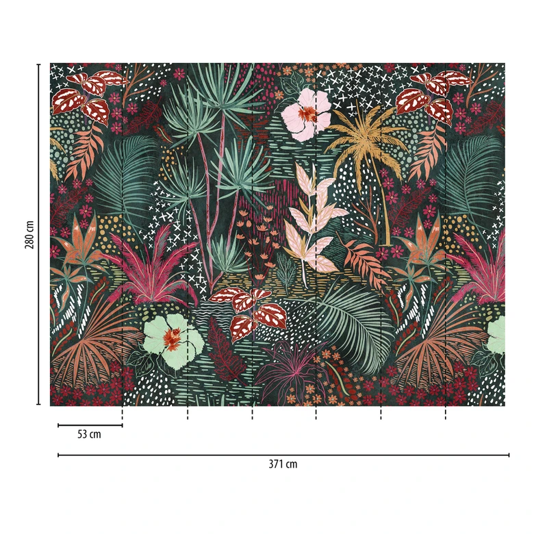 Livingwalls Metropolitan stories THE WALL jungle behang 