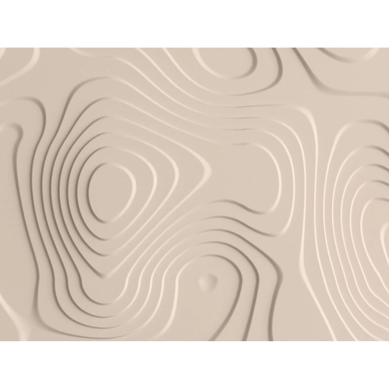 Livingwalls 3D Tapete Metropolitan Stories THE WALL Vliestapete geometrisch beige 