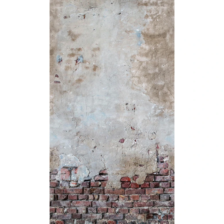 Livingwalls Tapete in Betonoptik Metropolitan Stories THE WALL Vliestapete Vintage grau, rot 