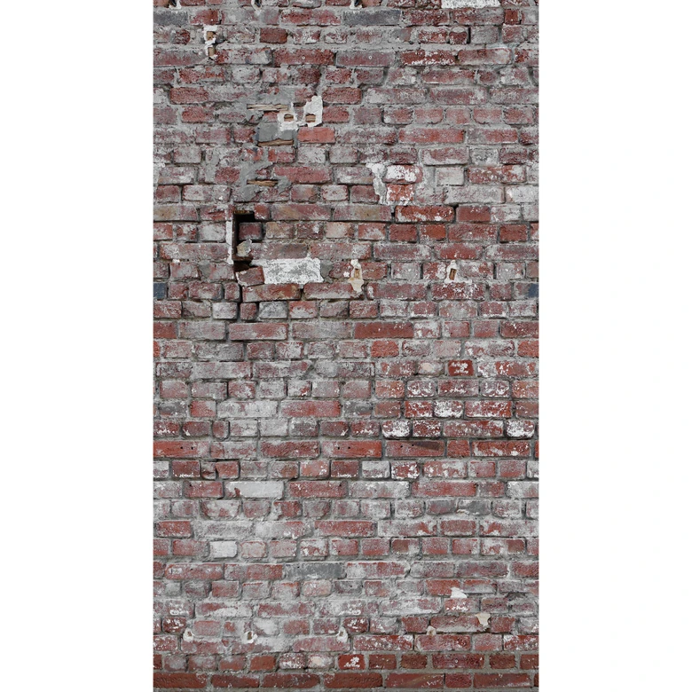Livingwalls Tapete in Steinoptik Metropolitan Stories THE WALL Vliestapete Backstein rot, grau 