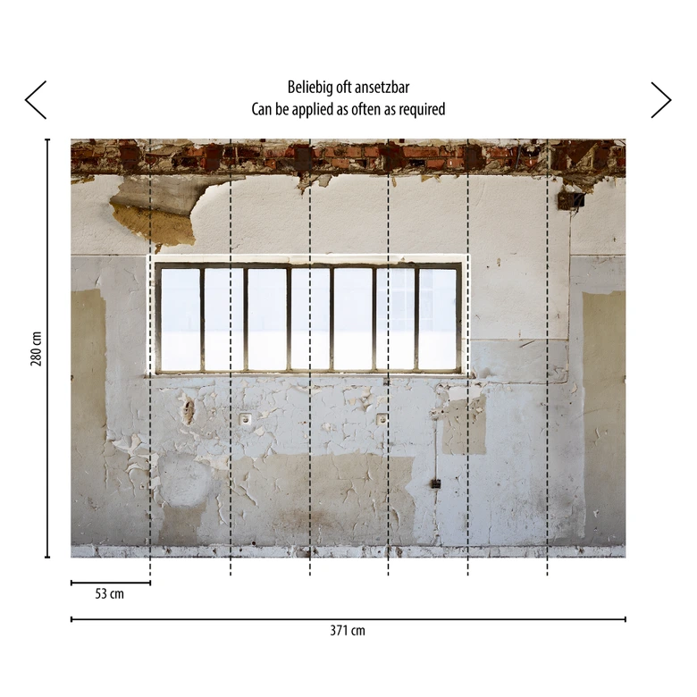 tapet industriel beige grå - non-woven tapet beton Livingwalls - mat og glat 