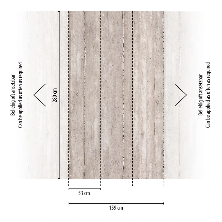 Vliestapete Betonwand - Industrial Livingwalls - aus der Cosy Kollektion 