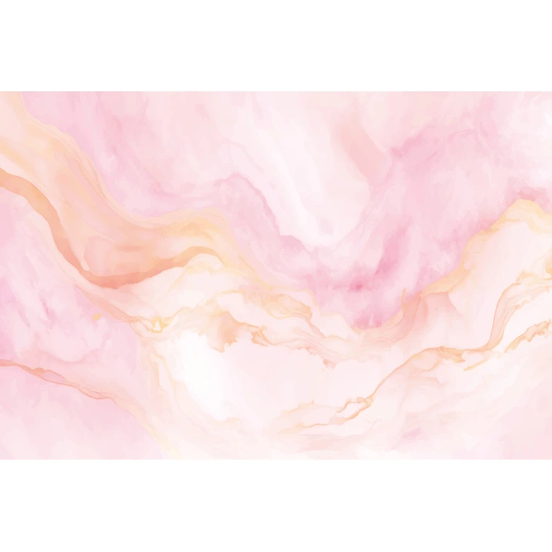 Marble wallpaper pink apricot - non-woven wallpaper 3,75 m x 2,50 m abstract soft 