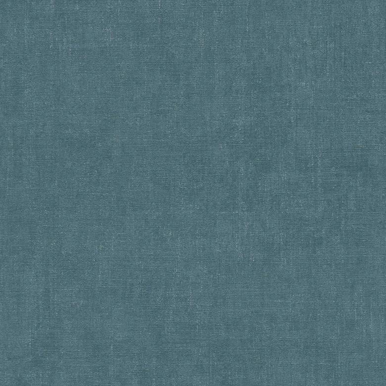 Strukturtapete Textil-Optik Petrolblau - Moderne Vliestapete dezent 