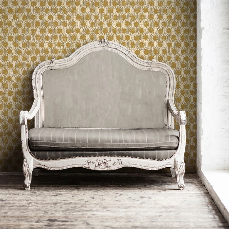 Architects Paper Vliestapete Alpha geometrische Tapete beige, metallic 