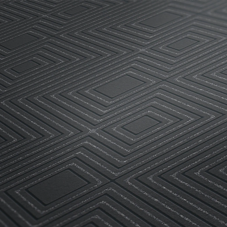 A.S. Création Attractive Papier peint intissé géométrique - gris 