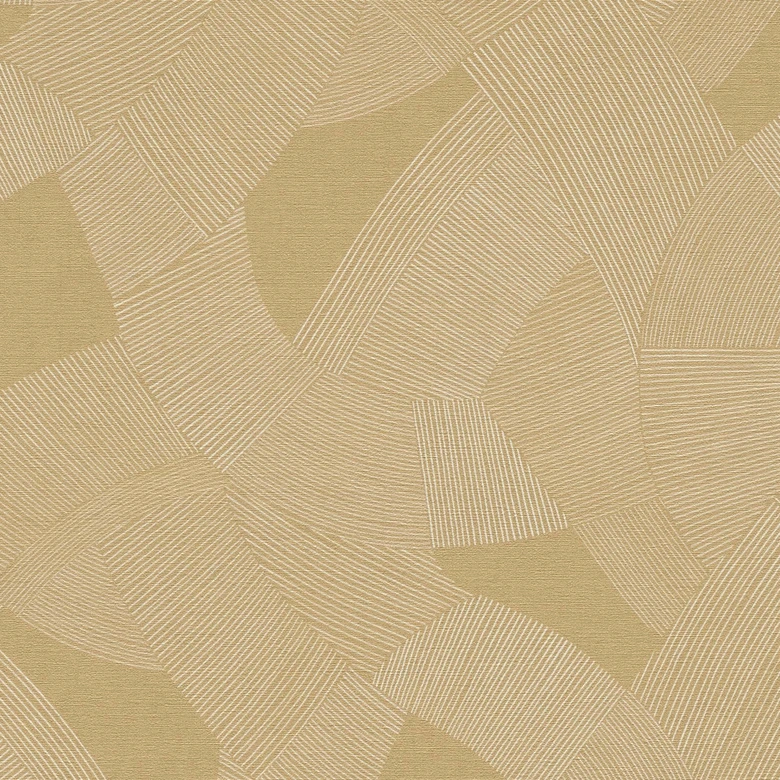 Non-woven wallpaper geometric shapes brown yellow wallpaper wallpaper geometric 