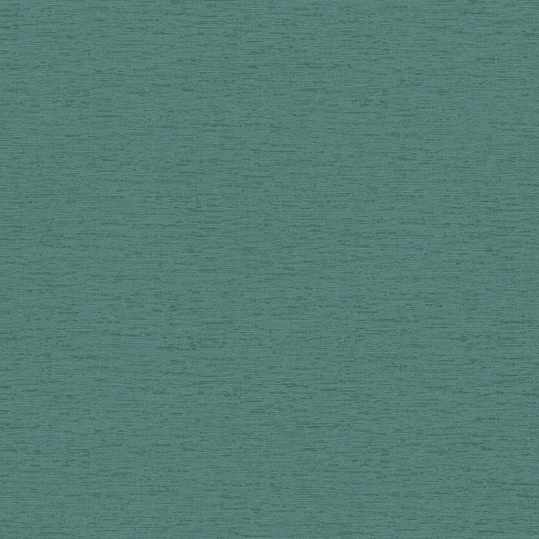 Papier peint intissé avec structure horizontale tissée Bleu Vert  