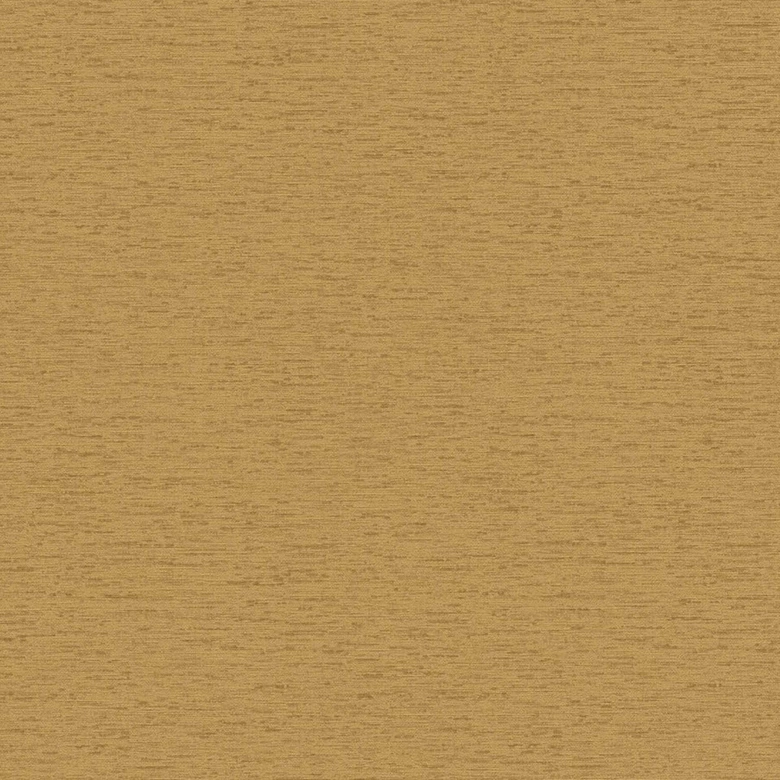 Papier peint uni avec structure tissée horizontale marron jaune 