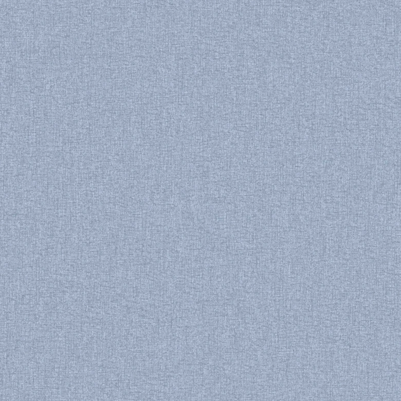 Unitapete mit Strukturmuster Blau - Tapete mit Gewebe-Optik  
