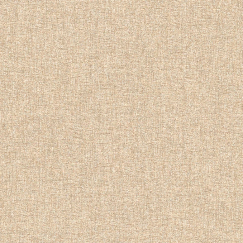 Unitapete mit Strukturmuster Beige - Tapete mit Gewebe-Optik  