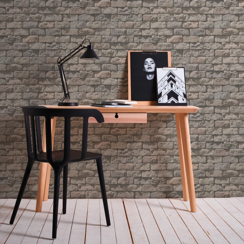 A.S. Création Behang il Decoro - Papierbehang - Steen 