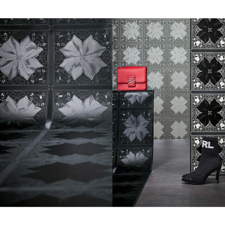 Karl Lagerfeld Papier peint fantaisie Noir, Blanc 