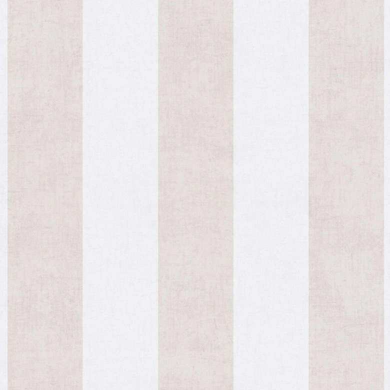 Randig tapet beige vit - klassisk tapet med randigt mönster  