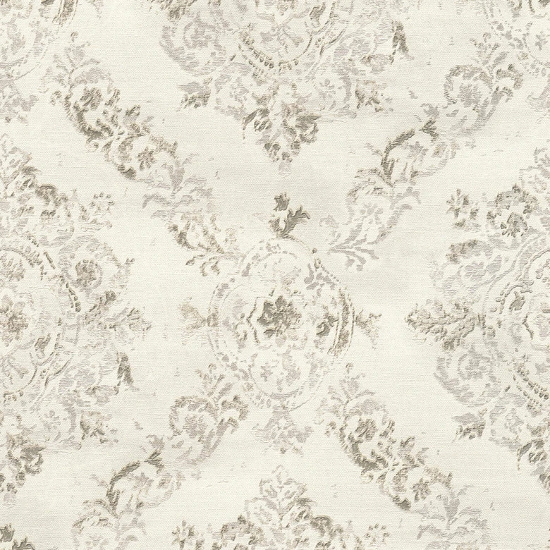 Livingwalls Barocktapete My Home My Spa Vliestapete Romantic Home Vintage perlweiß, perlbeige 