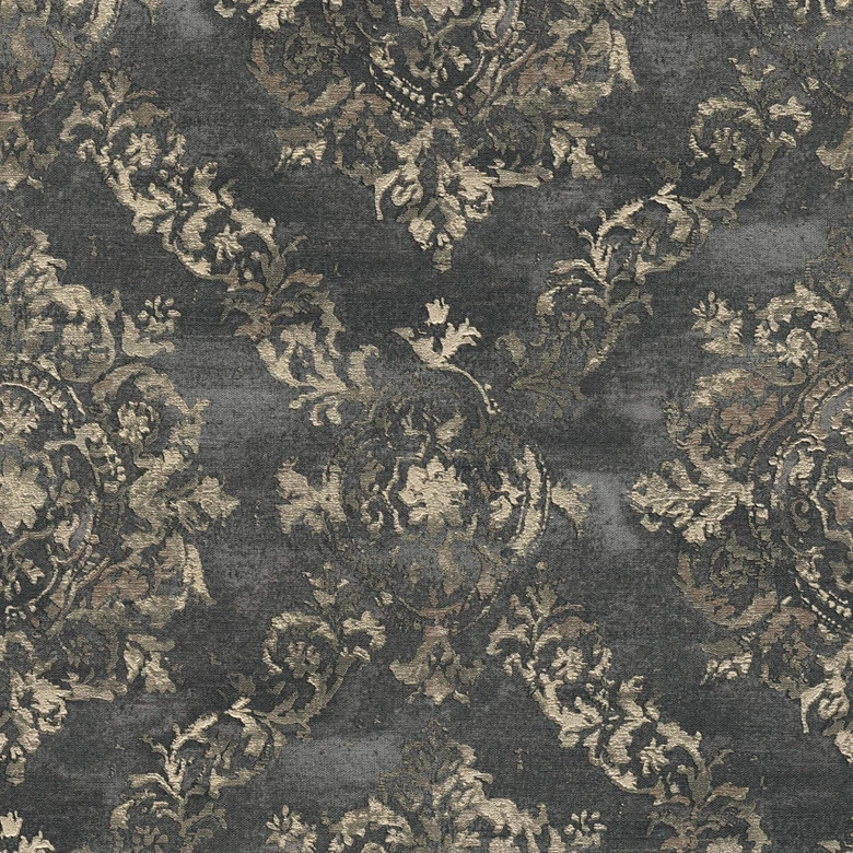 Livingwalls Barocktapete My Home My Spa Vliestapete Romantic Home Vintage umbragrau, perlbeige 