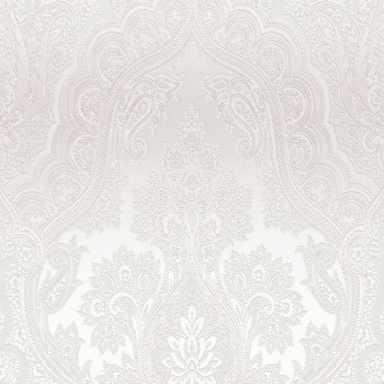Livingwalls Paisley Tapete My Home My Spa Vliestapete Romantic Home grau 