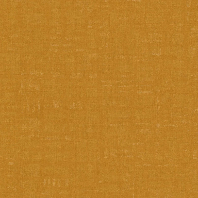 Tapete Gelb Vintage einfarbig - Wohnzimmer, Küchen Vliestapete 