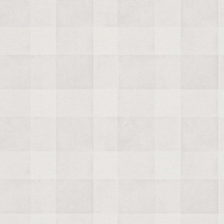 Papel pintado sostenible a cuadros - papel pintado casa de campo a cuadros no tejido de A.S. Création Gris 386644 