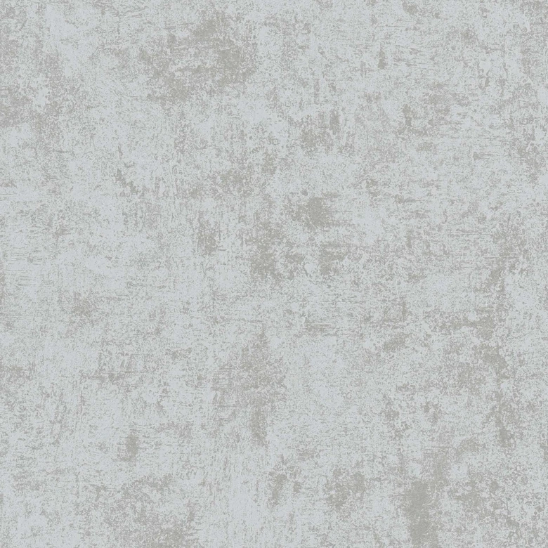 Papel pintado metalizado gris plata - papel pintado no tejido con aspecto de escayola - estilo industrial para dormitorios 