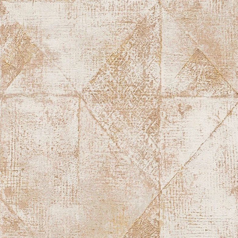 Papel pintado gráfico gris oro - papel pintado tejido-no tejido efecto metalizado - papel pintado texturado dormitorio oficina 