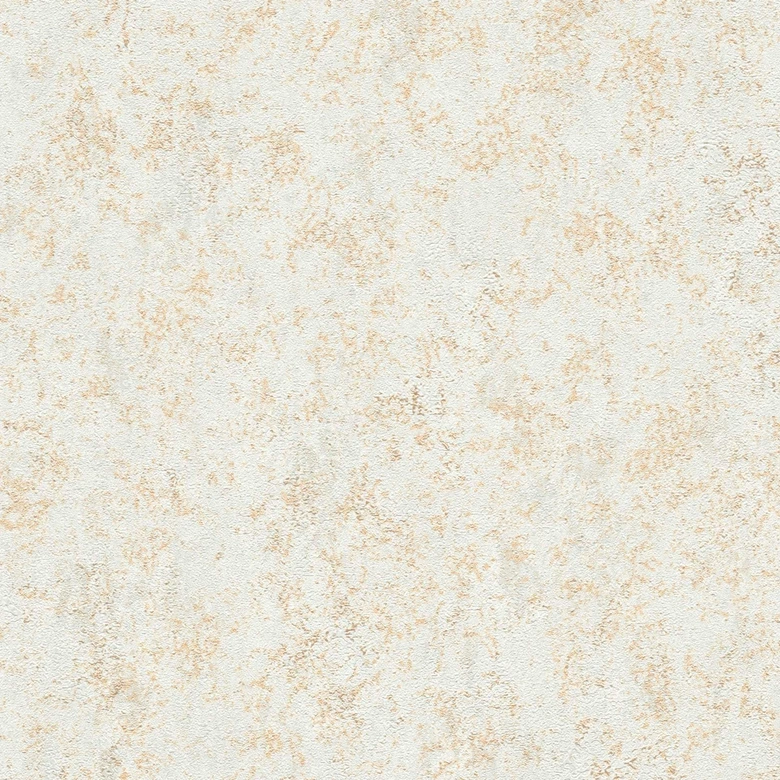 Metallic-Tapete Gold Grau - Einfarbige Vliestapete - Unitapete Putzoptik Strukturtapete 