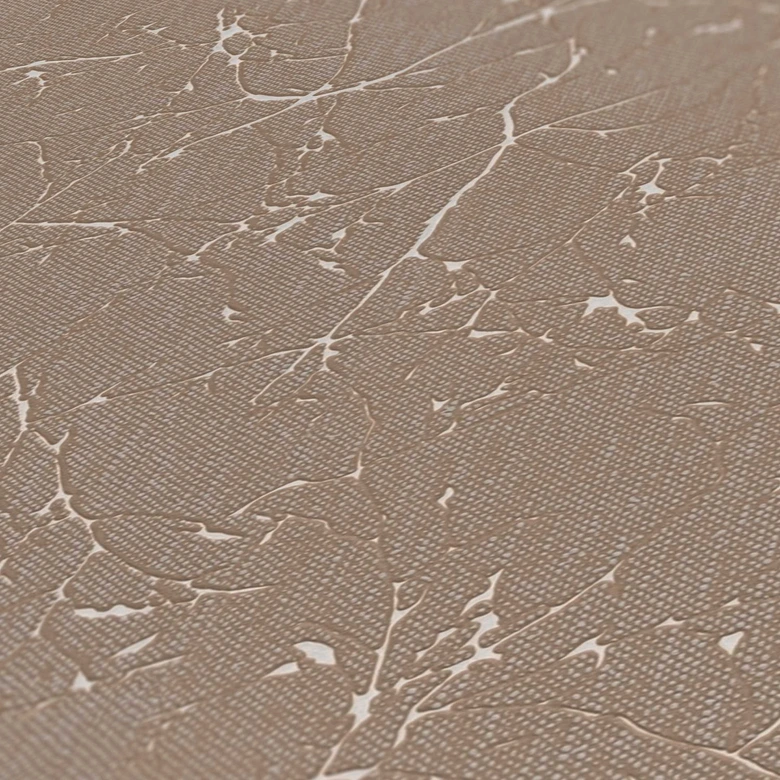 Papier peint nature floral gris marron - papier peint style campagne - papier peint intissé salon bureau 