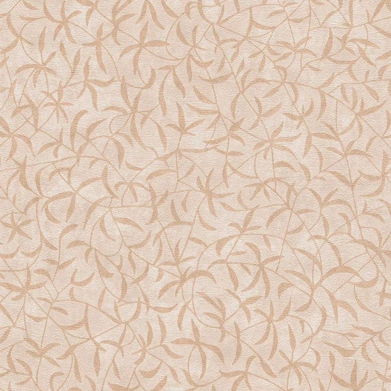 Papier peint fleurs beige crème - papier peint style campagne salon - papier peint intissé chambre couloir 