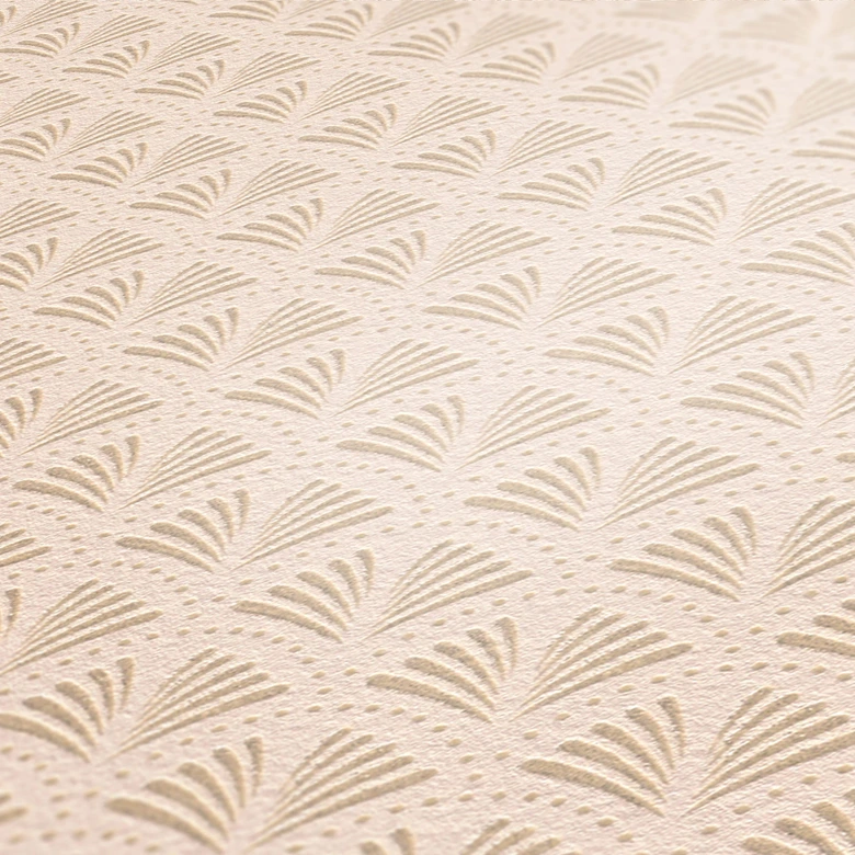 A.S. Création Vliestapete Trendwall 2 Art Deco Tapete creme, metallic, rosa 