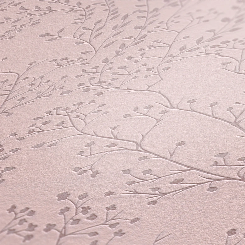 A.S. Création Trendwall 2 - Papier peint intissé fleuris, rosé 