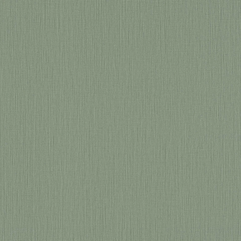 Unit wallpaper with fine texture in sage green - modern non-woven wallpaper 