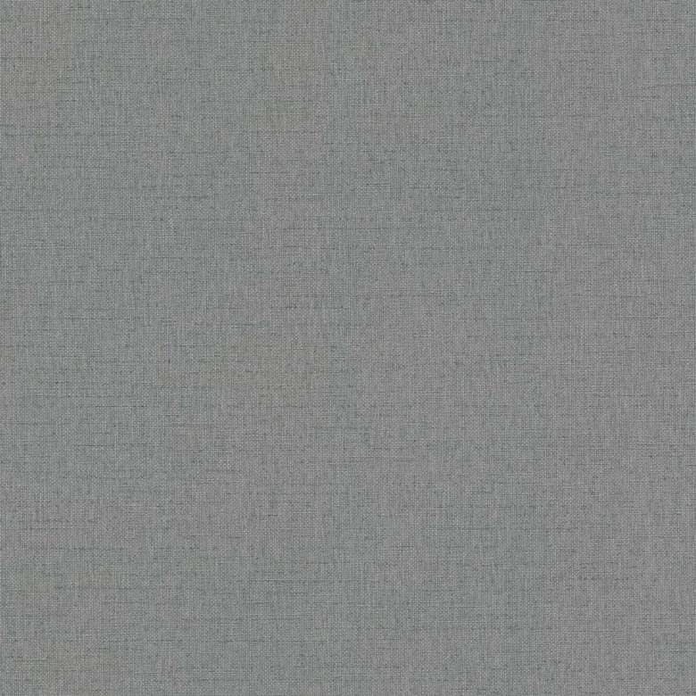 Unitapete in Leinenoptik Blau-Grau – Strukturtapete modern & zeitlos 