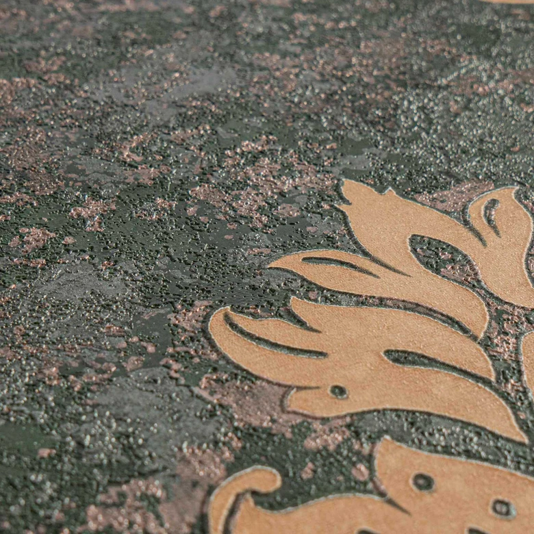 Barokowa tapeta z włókniny Livingwalls Metropolitan Stories Barokowa tapeta A.S. Création 379011 w kolorze beżowym, brązowym, zielonym 