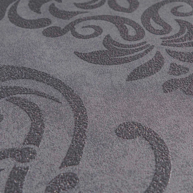 A.S. Création Memory 3 Papier peint baroque - Noir 