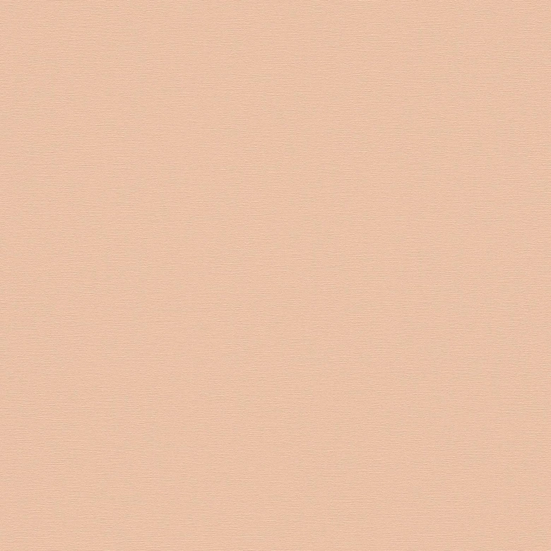 Papel pintado texturado con aspecto de lino albaricoque - Papel pintado no tejido sutil cálido y moderno 